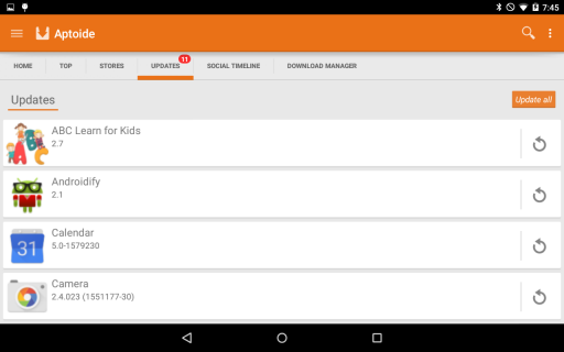 Aptoide screenshot 2