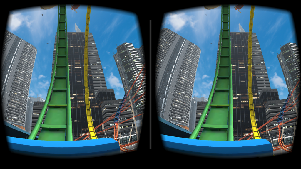 vr roller coaster